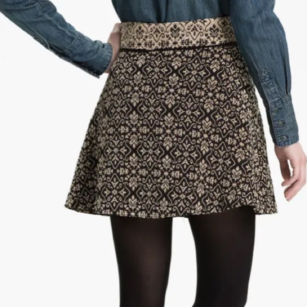 FREE PEOPLE| CARPET BAG CIRCLE SKIRT - Picture 8 of 11